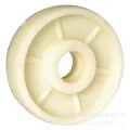 White Nylon Manual Hydraulic Truck Forklift Wheel